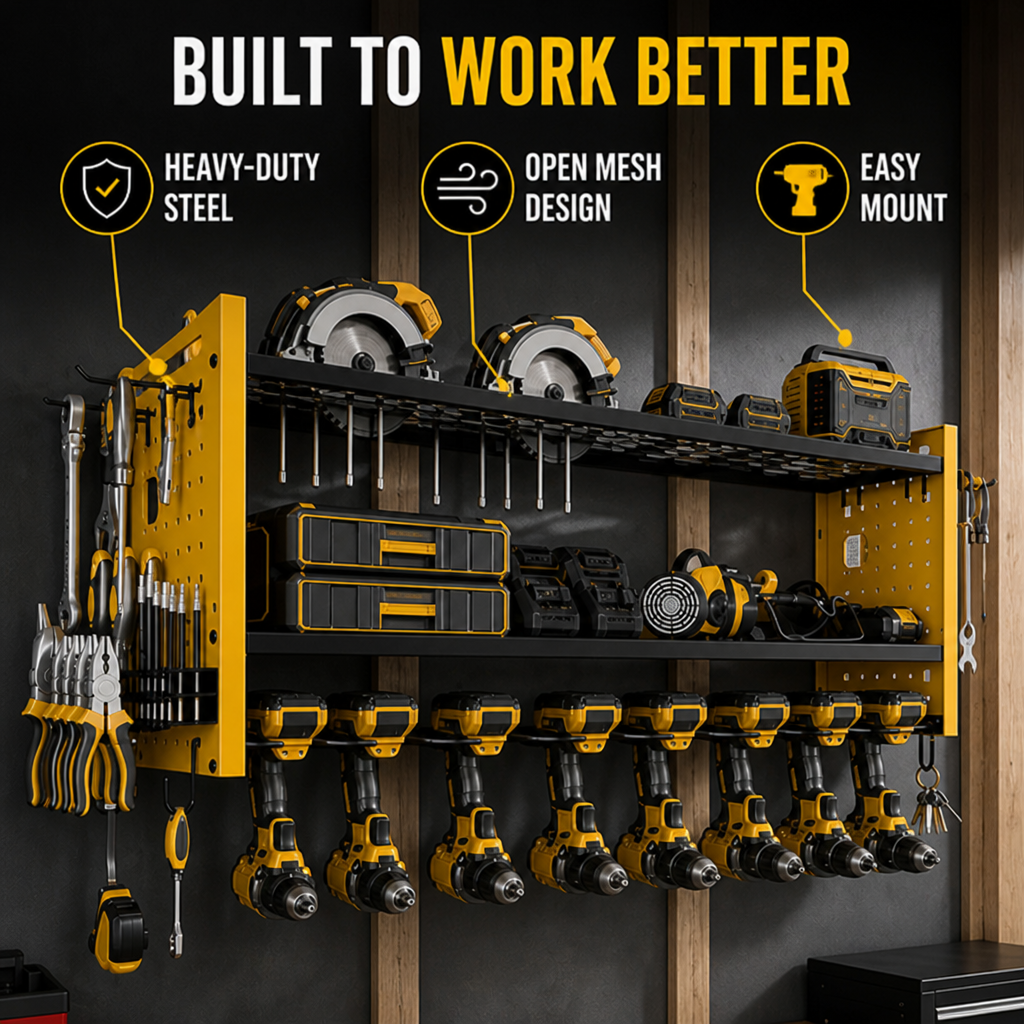 BenchBright™ — Clear Your Bench and Find Every Tool in a Flash
