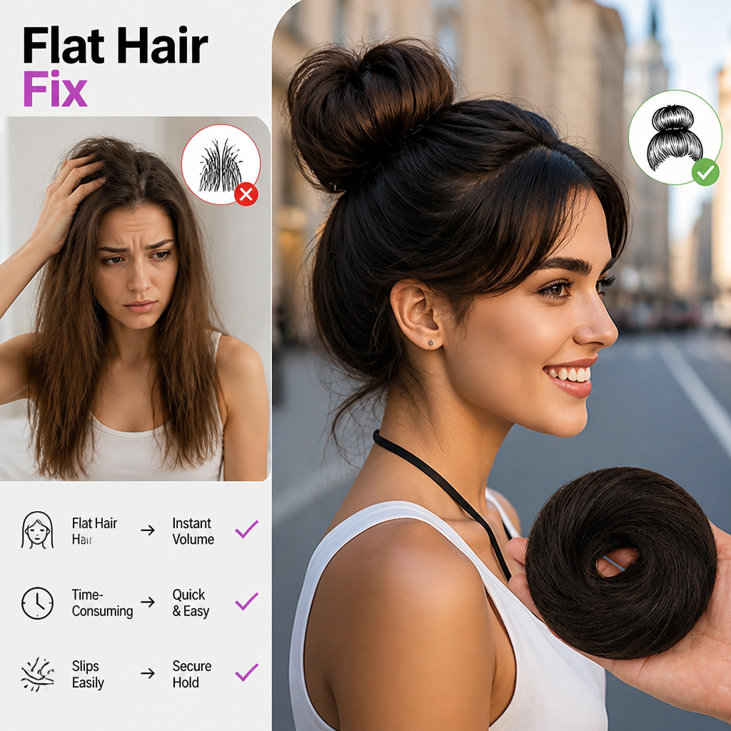 VivaLift™ Hair Scrunchie — Instantly Boost Your Hair’s Volume and Confidence With Effortless, Natural Style