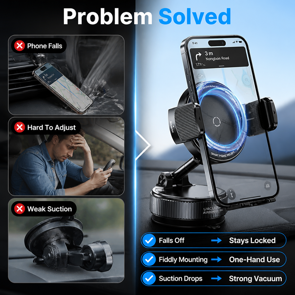 DriveMagna™ — Command Every Drive with Unshakable Grip and Total Control
