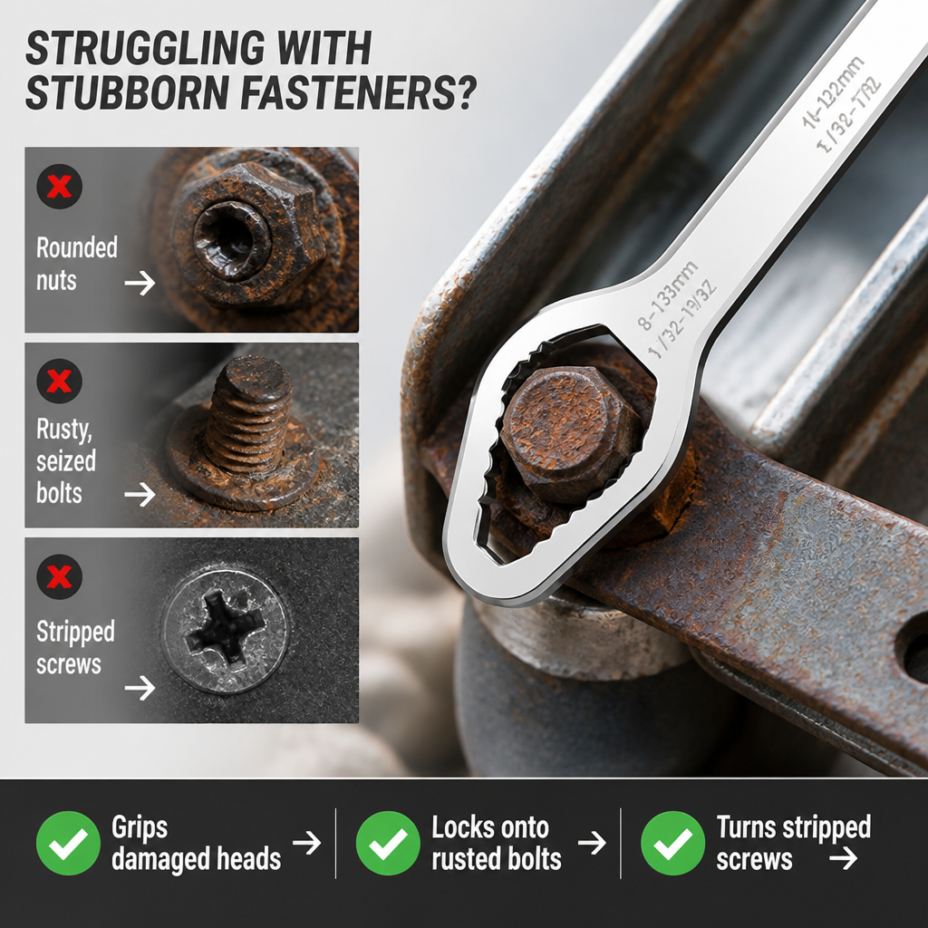 ForgeMax™ Dual-Action Wrench — Grip Like a Beast, Finish Repairs Faster and Stress-Free