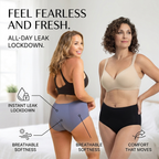 LumiGuard™ — Feel Fearless and Fresh with Leak-Proof Comfort That Moves With You