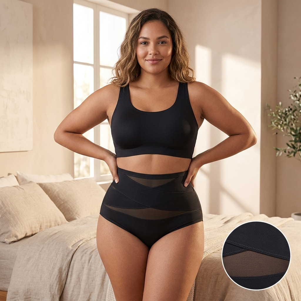 VelaSculpt™ High-Waist Shaping Panties — Instantly Flaunt a Sleek, Unstoppable Waistline That Moves With You