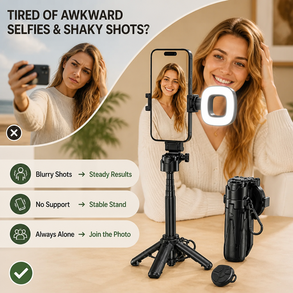 SteadySnap™ — Get in the Picture, Without the Awkward Setup