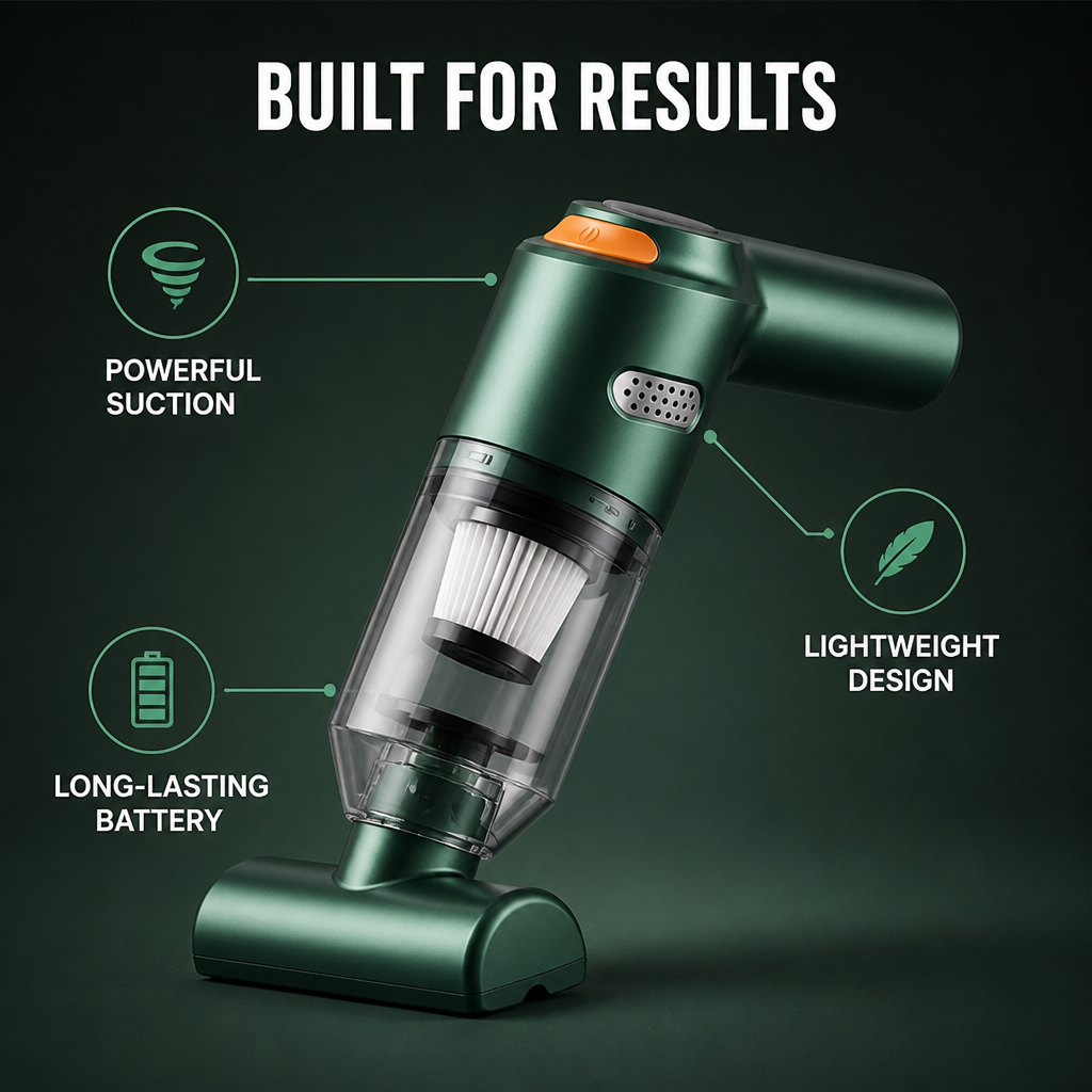 VentoSweep™ Cordless Vacuum Kit — Feel the Freedom of a Spotless, Fresh Ride Every Time