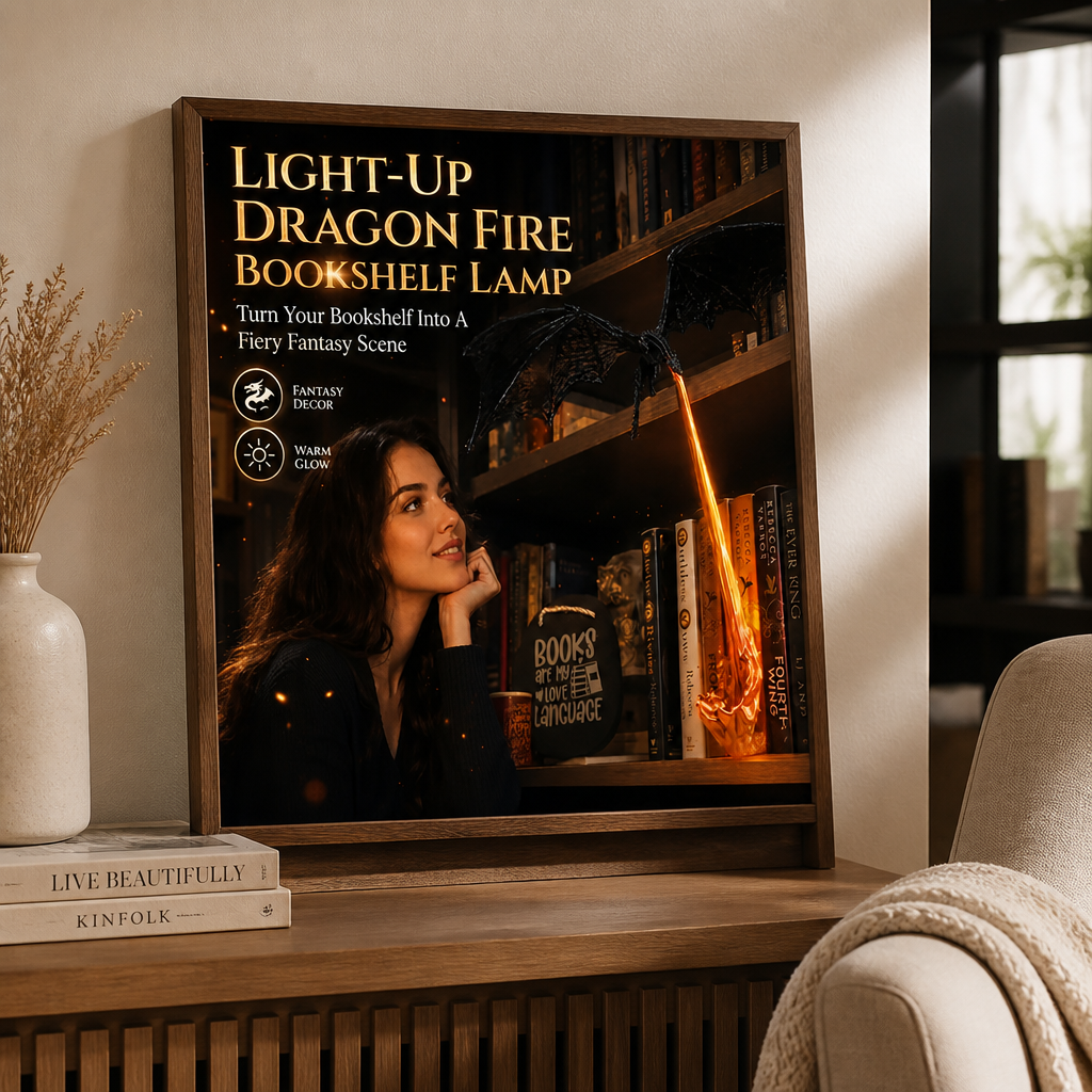 MythraFlame™ — Ignite Your Space with Hypnotic Dragon Fire Magic