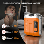 BladePulse™ Portable Shaver — Experience a Custom-Close Shave That Feels Made Just for Your Skin