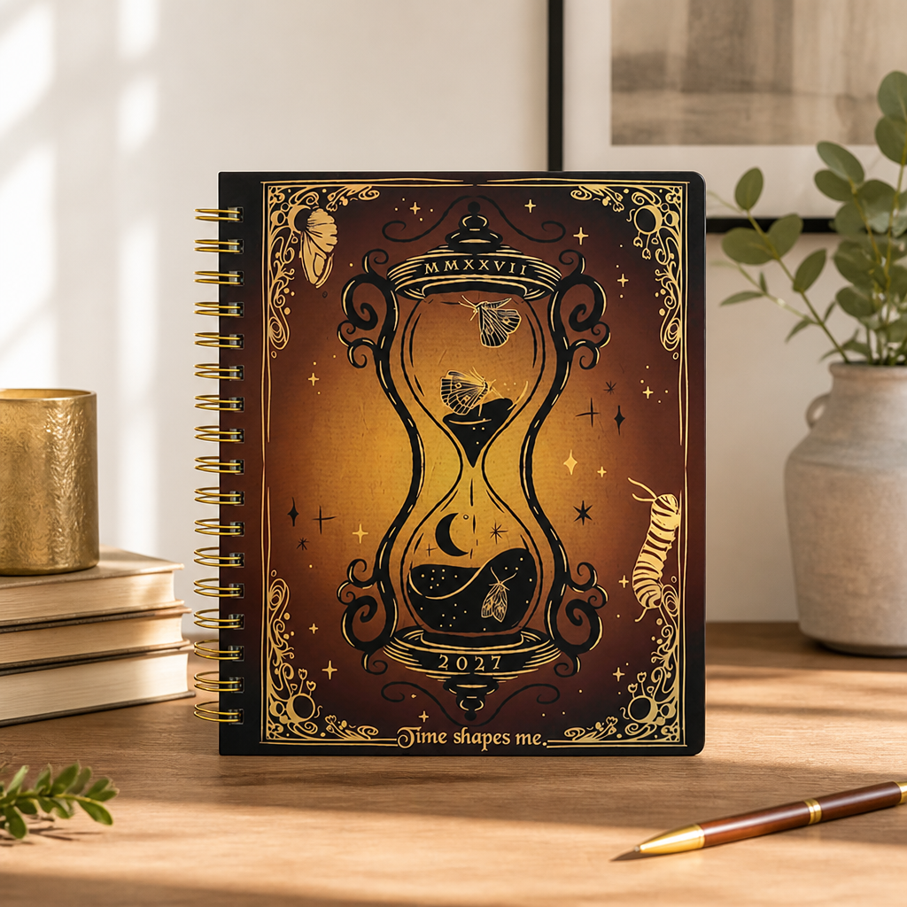 ShadowLuxe™ 2027 Weekly Planner — Own Your Year with Effortless Focus and Dark Elegance