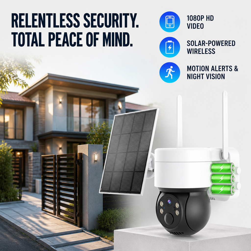 VantaGuard™ — Relentless Solar-Powered Security for True Peace of Mind