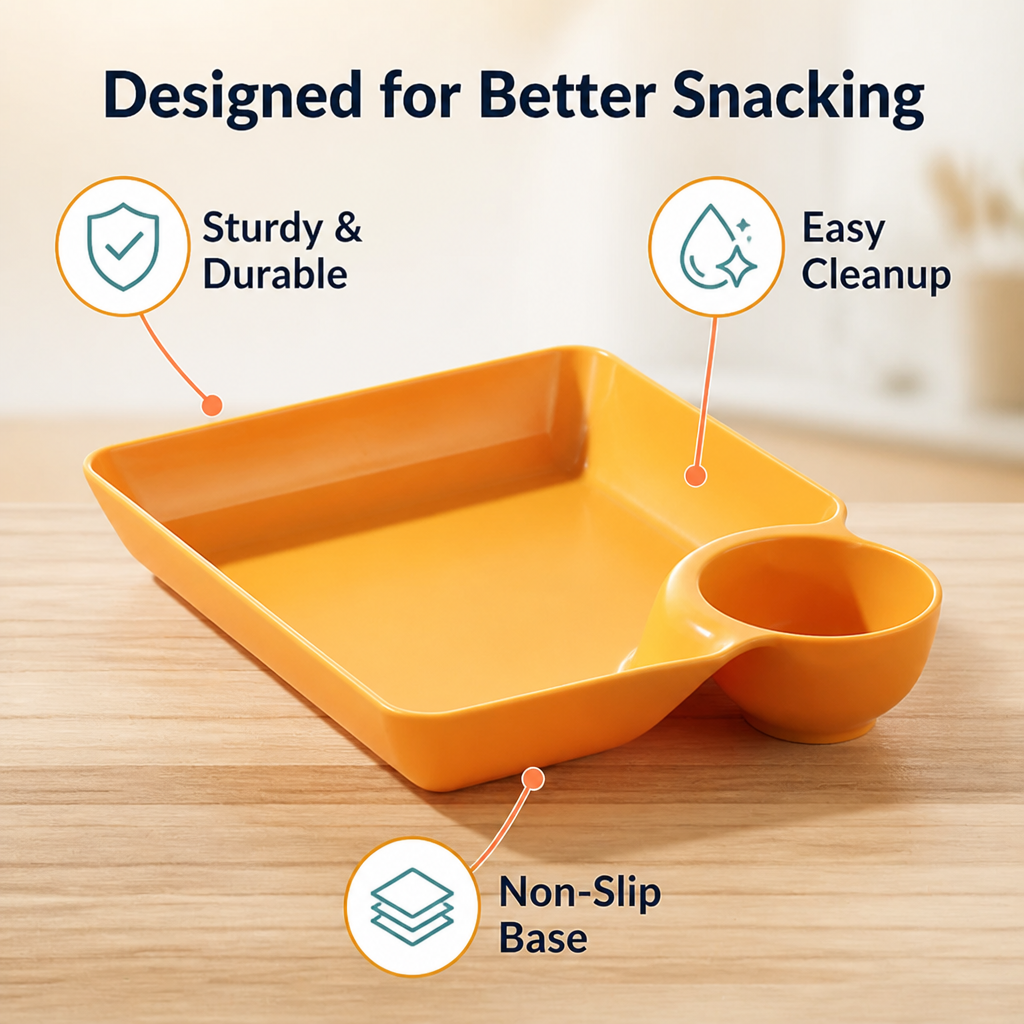 DipNest™ — Keep Every Snack Crunchy, With Your Favorite Dip Close at Hand