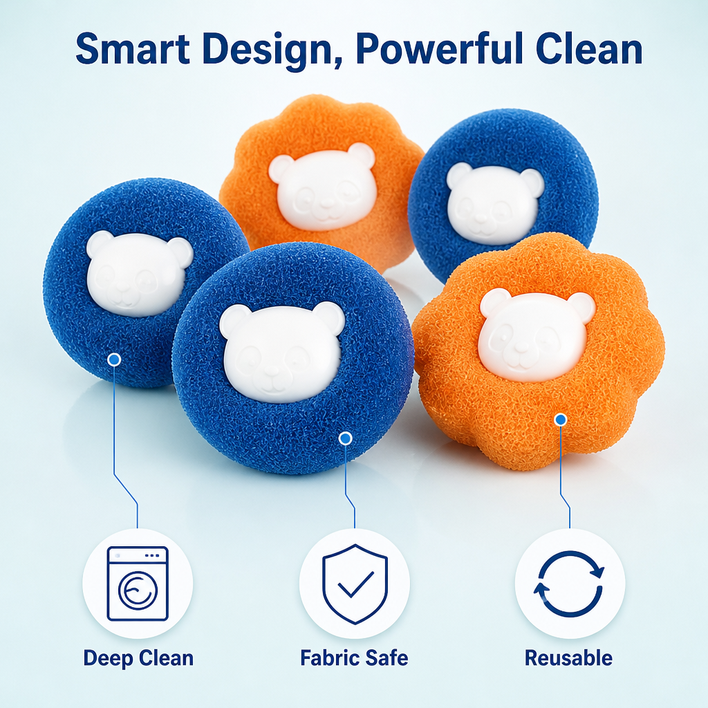 FurFlee™ — Effortlessly Banish Pet Hair for Fresh, Soft Clothes Every Wash (5 pieces)