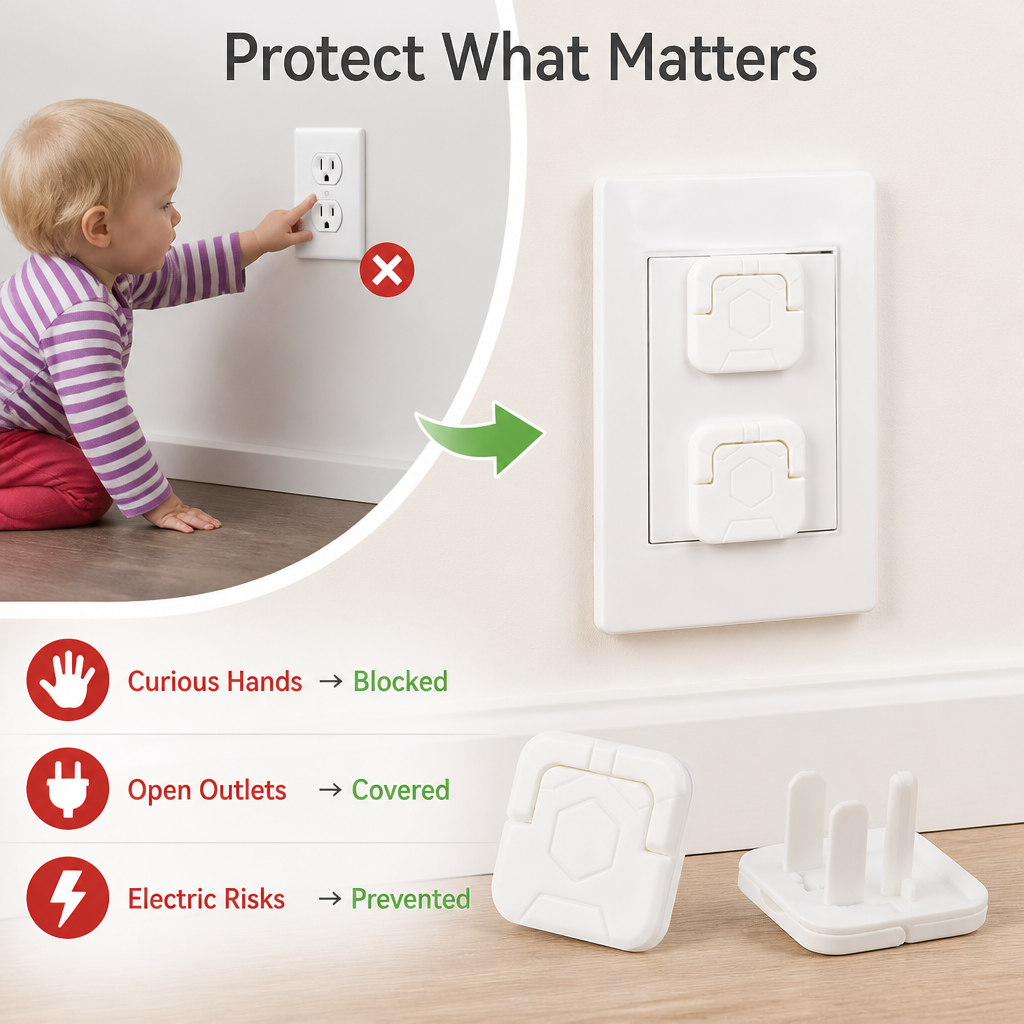 Socketta™ — Childproof Every Outlet in Seconds for a Safer Home