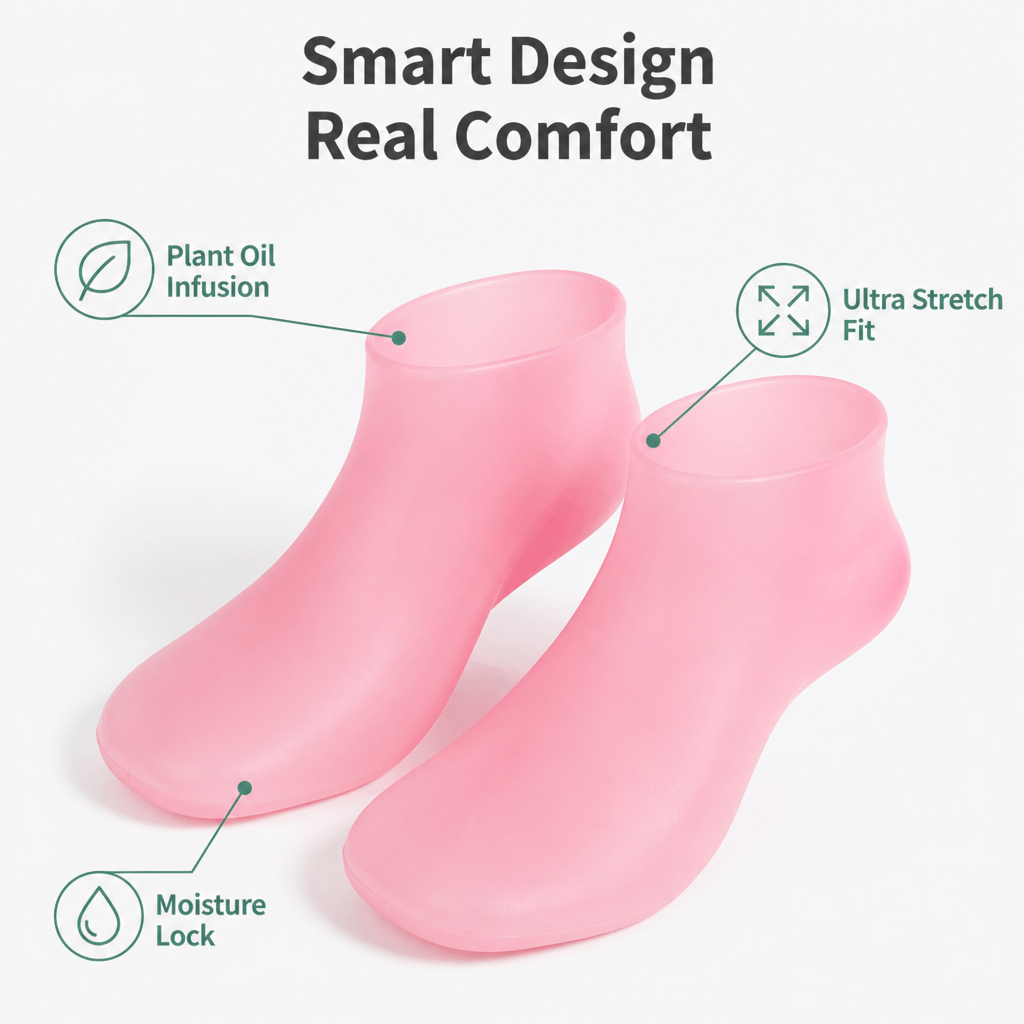 VeluraSilk™ — Unlock All-Day Softness and Say Goodbye to Cracked Feet Forever
