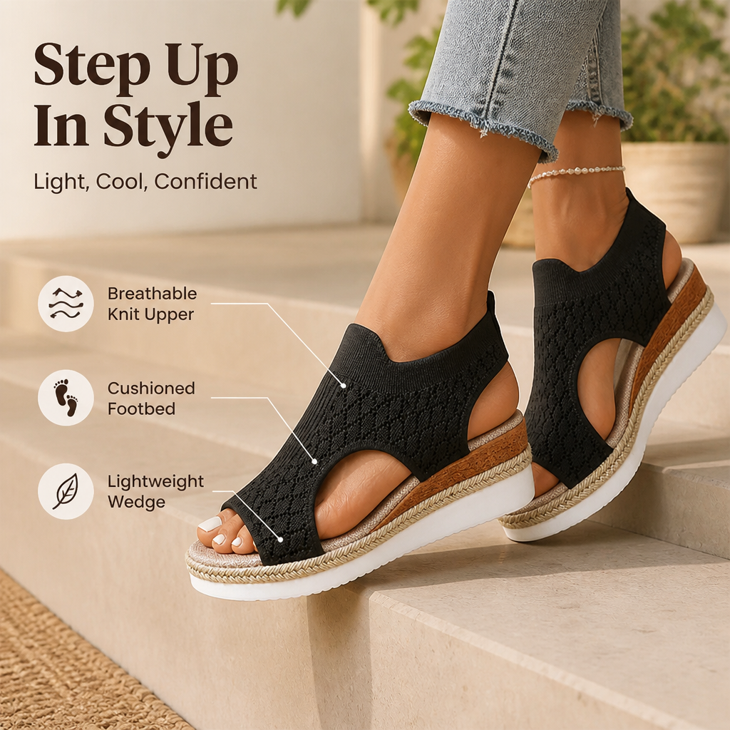 Zephyrella™ — Elevate Your Step with All-Day Cool Comfort and Effortless Style