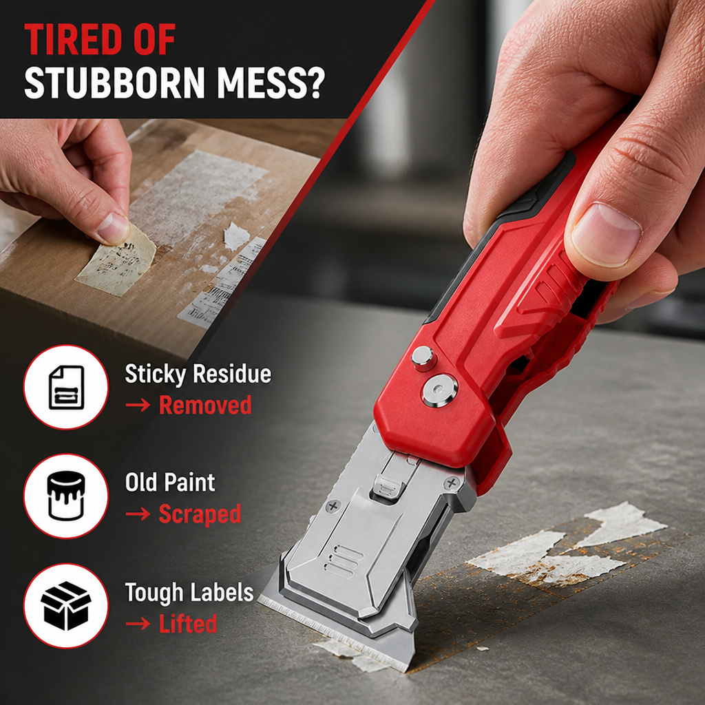 FoldMate™ — Master Every Mess with One Compact, Razor-Sharp Tool