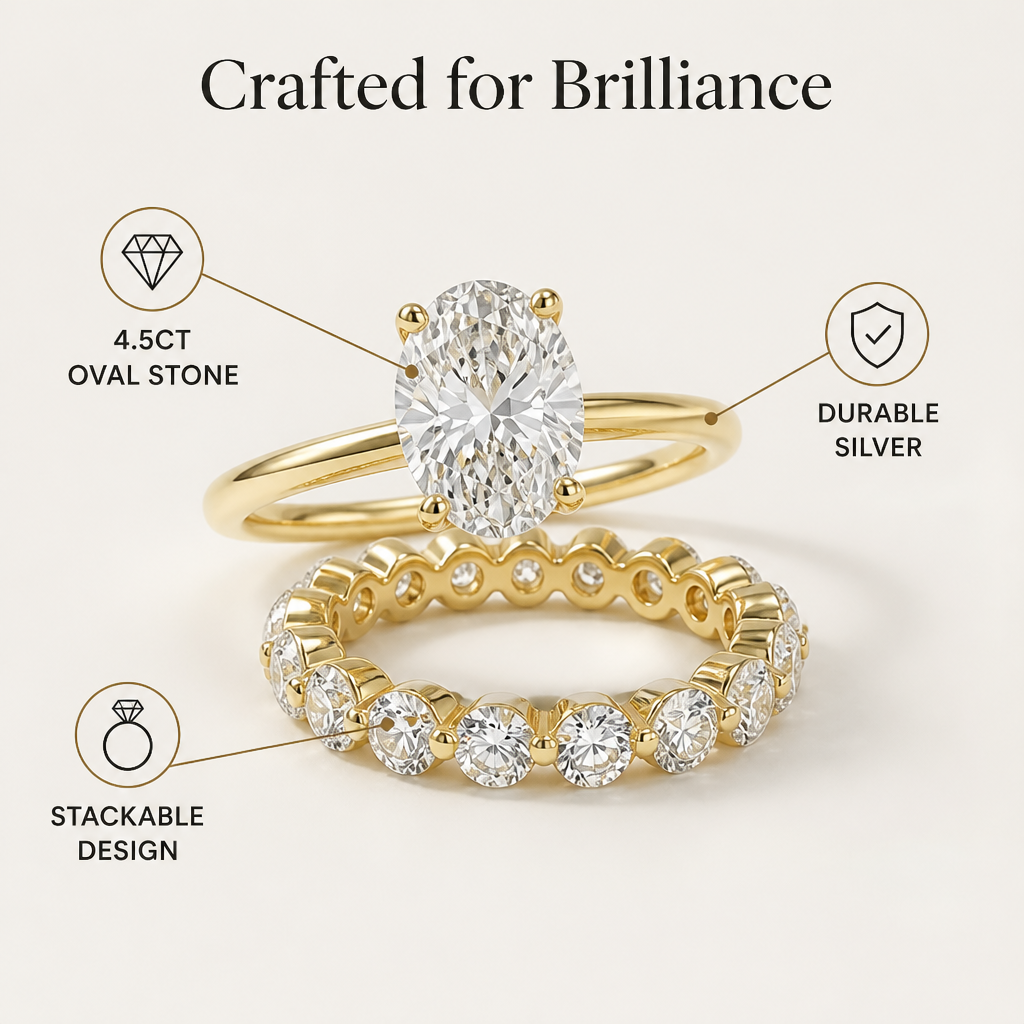 Aurevia™ Ring Set — Ignite Every Room with Unforgettable Brilliance and Effortless Style