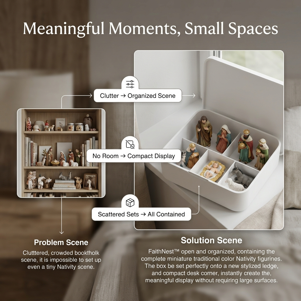 FaithNest™ — Bring a little holiday meaning to any cozy corner