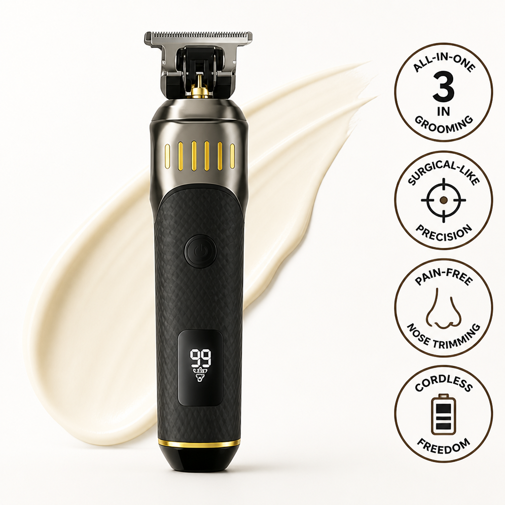 VeroTrim™ 3-in-1 Grooming Kit — Own Every Detail With Effortless, Pain-Free Precision
