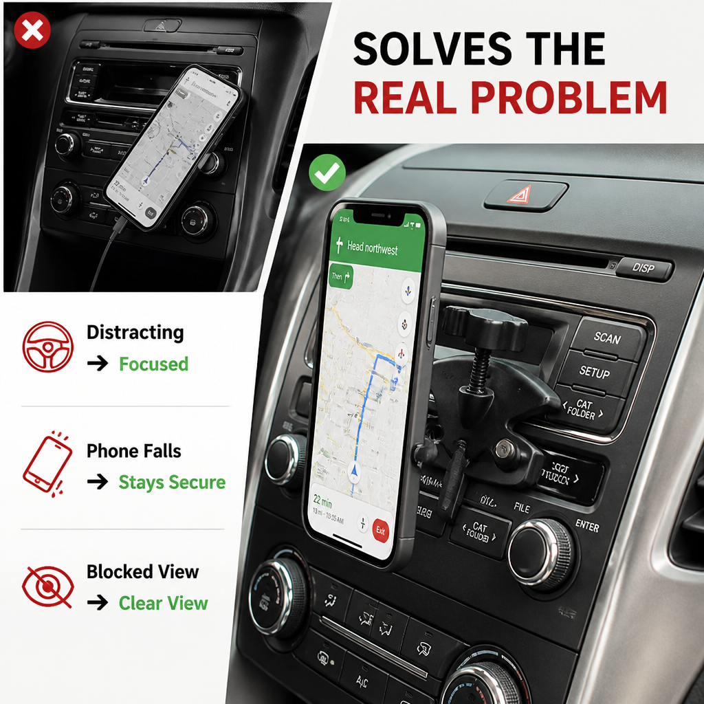 CruiseClasp™ — Drive with Unshakable Confidence and Effortless Phone Control