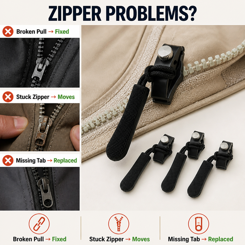 15PCS ZipRenew™ — Instantly Fix Zippers and Keep Your Favorite Gear Moving