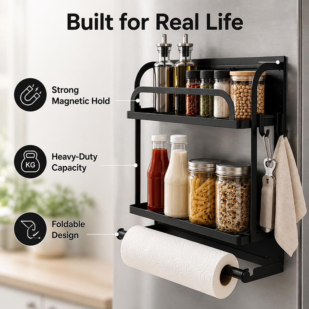 RamoraLift™ — Transform Clutter into Calm with Instant, Heavy-Duty Kitchen Storage