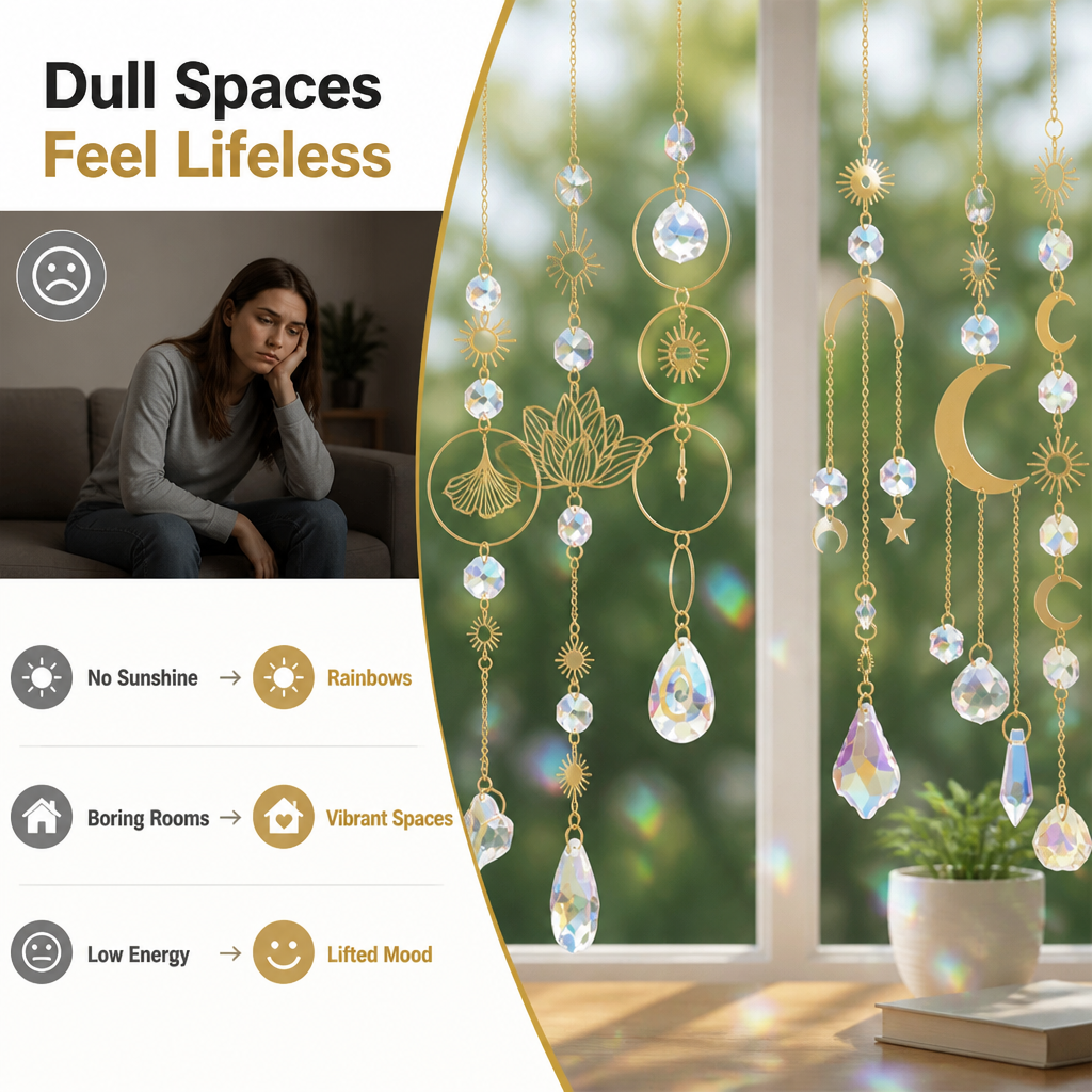 LuminoChime™ — Ignite Joy with Brilliant Rainbows That Transform Your Space Instantly