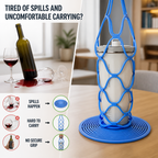 VinoGuard™ — Effortlessly Protect and Carry Every Bottle with Style and Strength