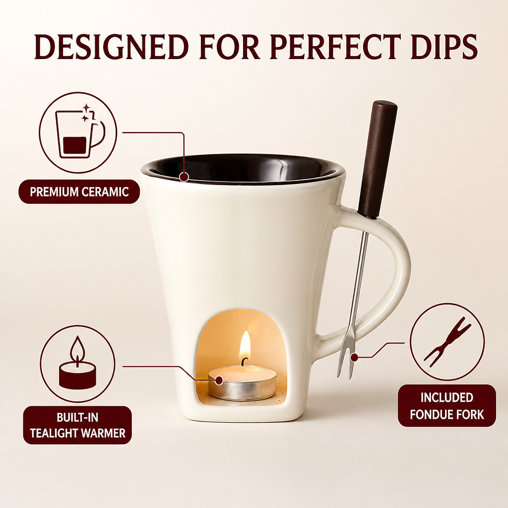 LustroMelt™ Mug — Indulge in Silky Warmth That Makes Every Bite Unforgettable