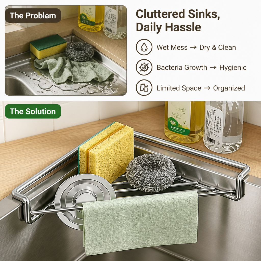 SereniRack™ — Free Your Counters and Banish Kitchen Clutter for Good