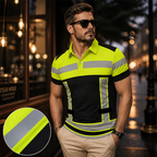 VividGuard™ Men’s Reflective Shirt — Command Attention and Own Every Step After Dark