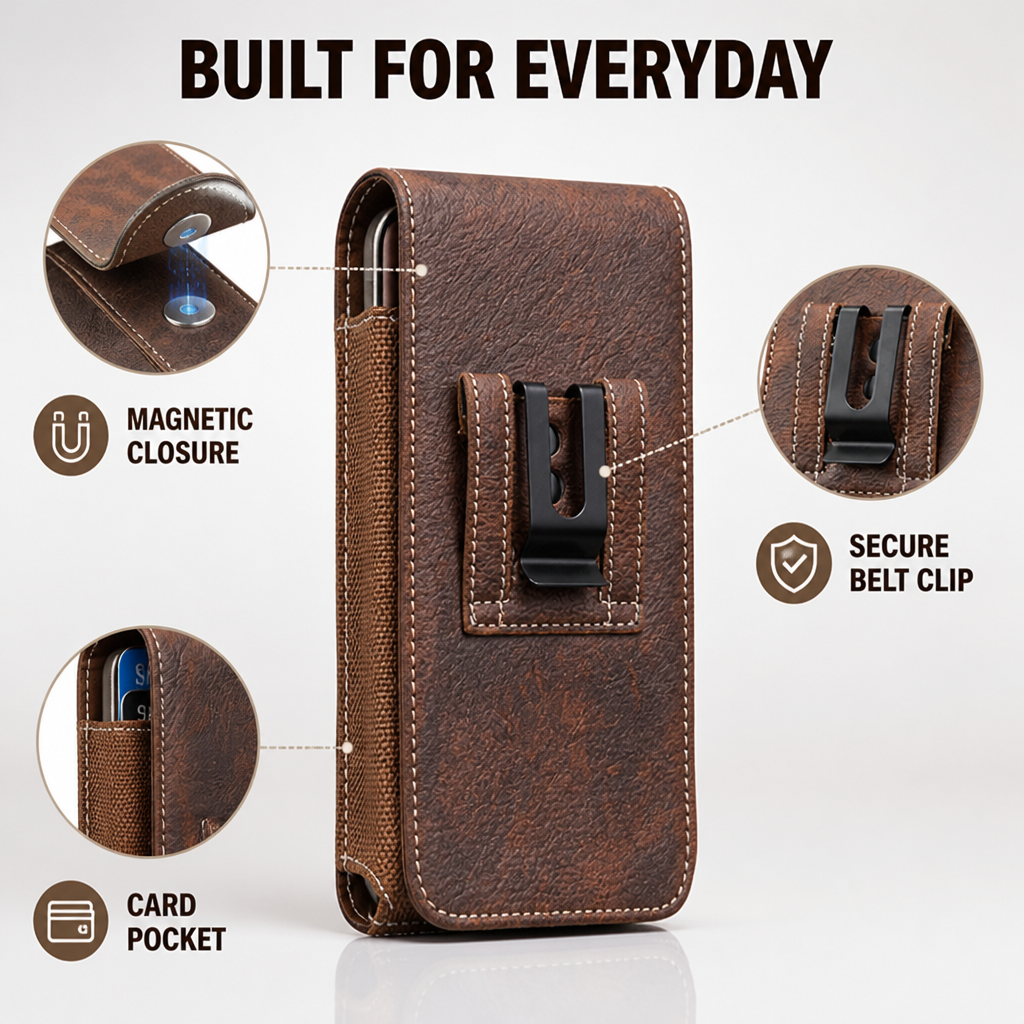 ViraGuard™ Waist Belt Pouch — Keep Your Phone Secure, Your Hands Free, and Your Style Unstoppable