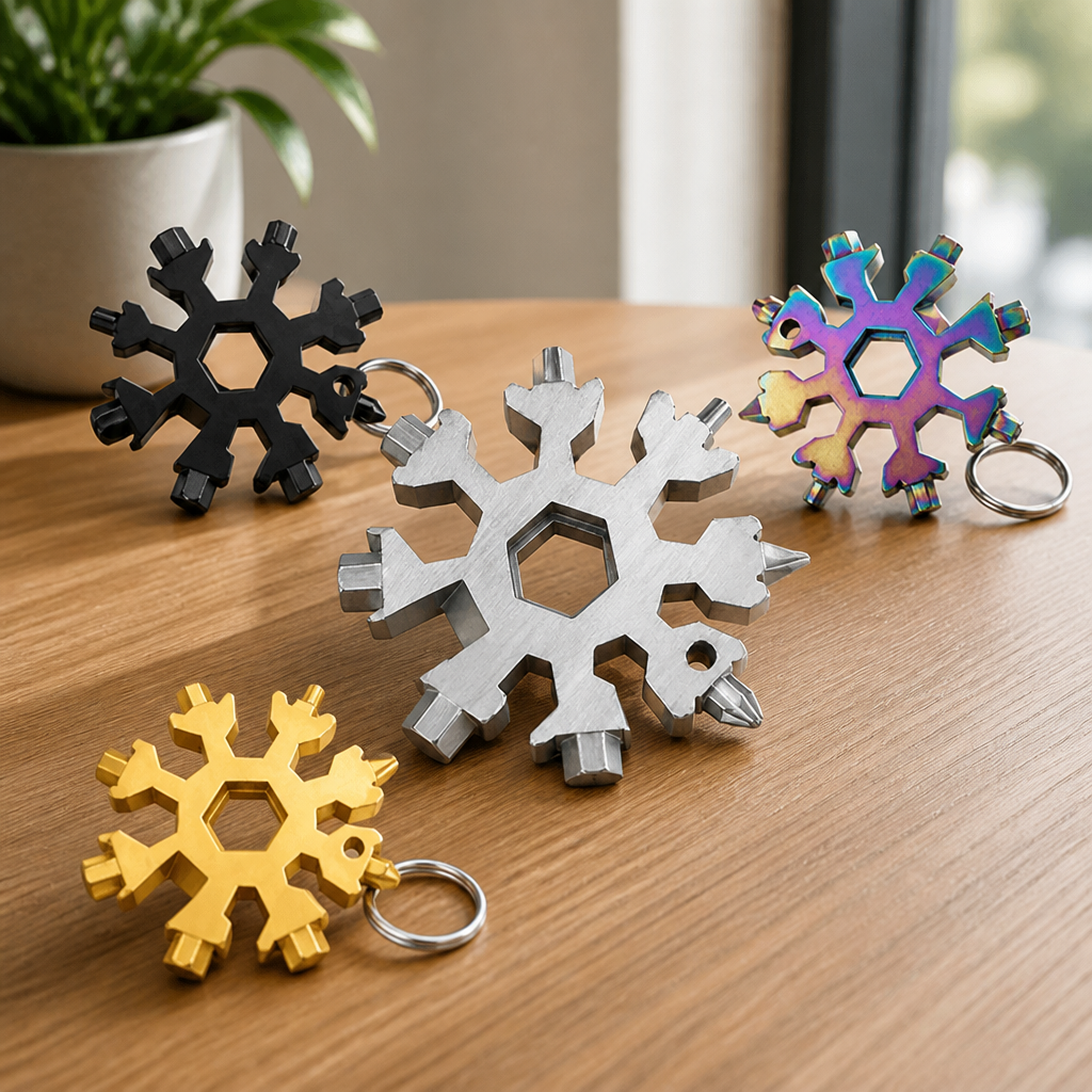 TitanHex™ Snowflake Multi-tool — Carry 18 Tools in One and Conquer Every Fix Instantly