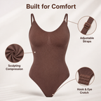 SlipMuse™ Spandex Bodysuit Thong — Shape Your Confidence with All-Day Comfort