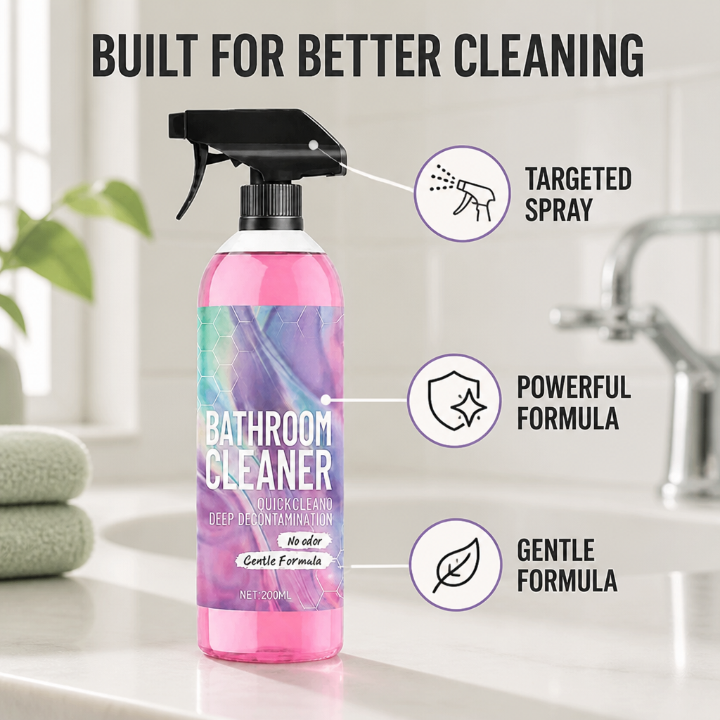 PureShine™ Bathroom Elixir — Sparkling Clean Without Harsh Chemicals or Scrubbing