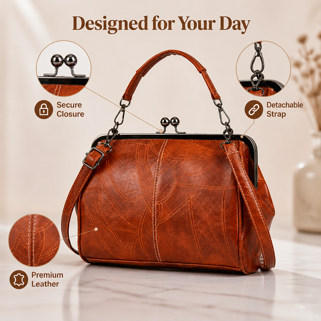 LaViena™ Handbag — Own Timeless Elegance That Organizes and Empowers Your Day