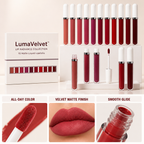 LumaVelvet™ — Unstoppable Matte Lips That Command Every Room