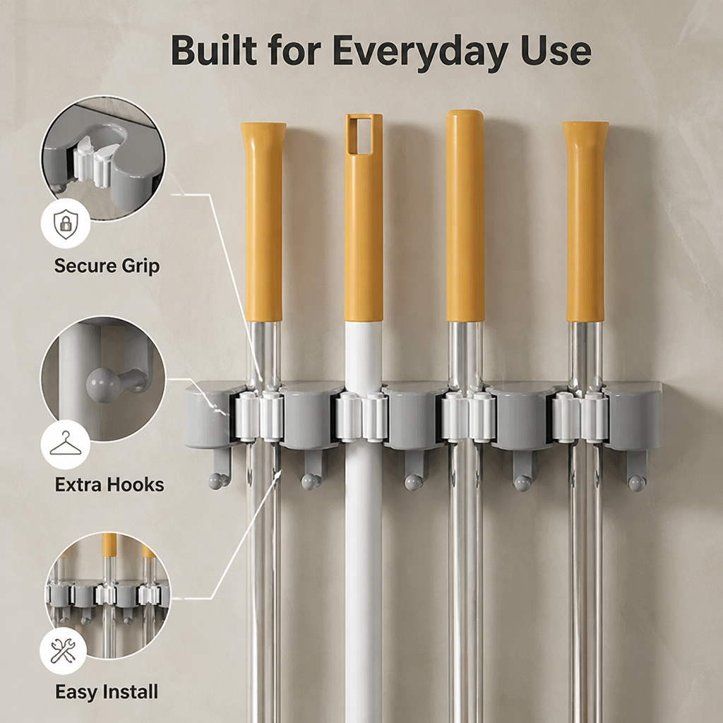 TidyGrip™ — Reclaim Your Floor and Find Every Tool in a Snap