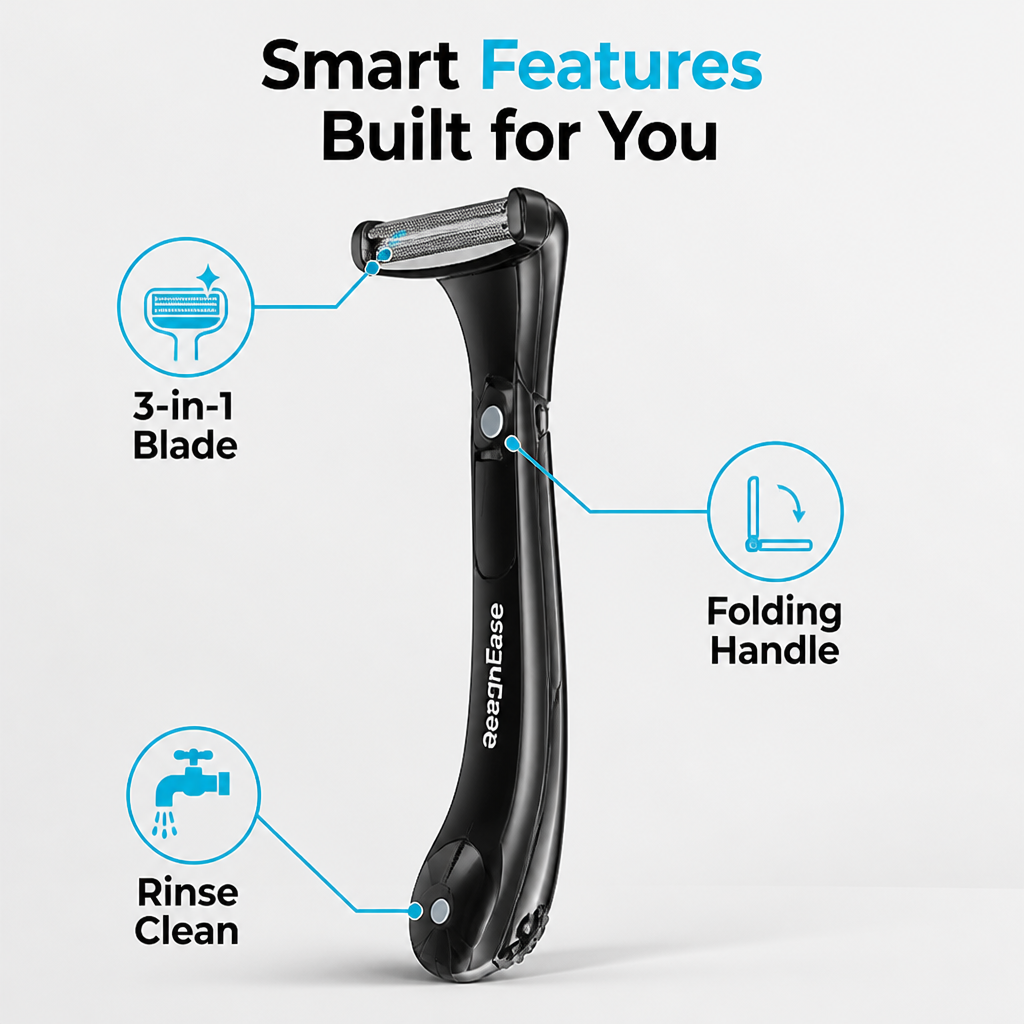 ReachEase™ — Groom your back confidently, without asking for help