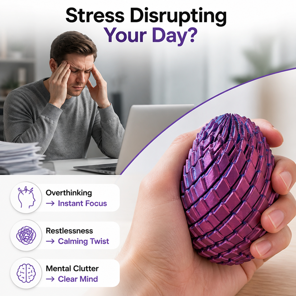 SereniShell™ — Turn Stress into Instant Calm with Every Satisfying Twist