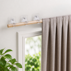 VeilaGrip™ Transparent Hanging Rod Clips — Hold Heavy, Stay Invisible, Stress-Free Elegance