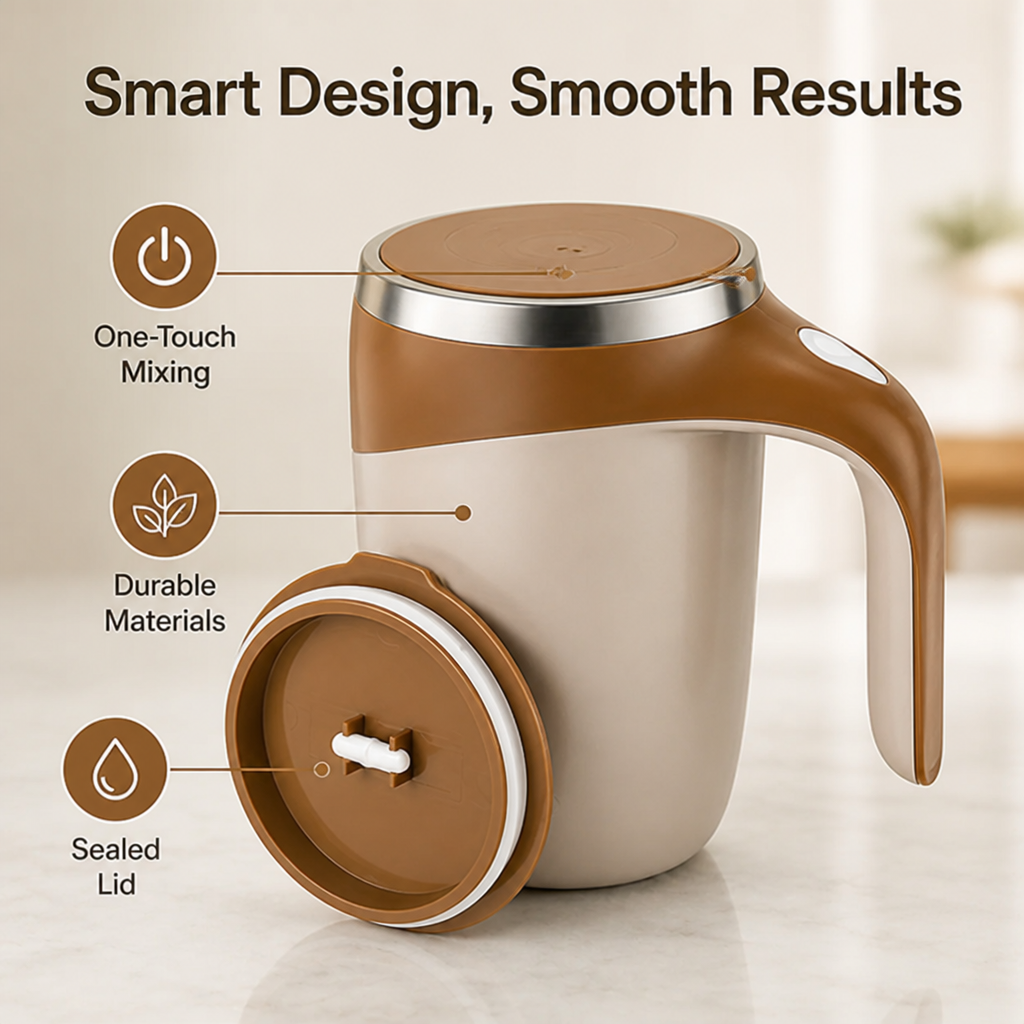 Stirvello™ — Sip Perfectly Smooth Drinks Instantly, No Stirring Needed