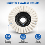 GlideLux™ Wool Felt Flap Polishing Disc — Unleash Flawless Shine and Effortless Control Every Time