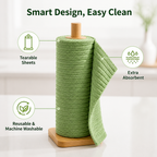 MiraClean™ Tearable Cleaning Cloth Roll — Cut Through Messes Fast and Enjoy a Sparkling, Stress-Free Home