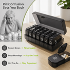VitaNest™ Weekly Pill Organizer — Command Your Health with Effortless, Stress-Free Control Every Day
