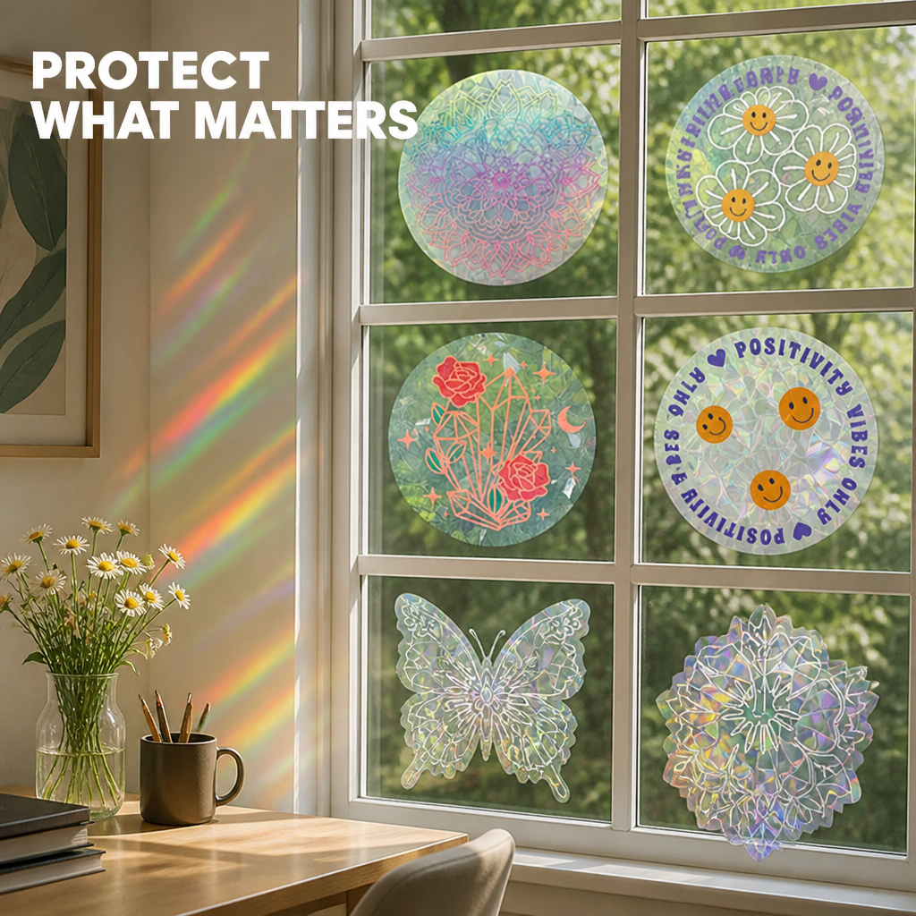 RadianceAura™ Window Jewels — Transform Your Glass into a Stunning, Safe Haven for Those You Love