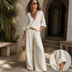 VieraLuxe™ Two-Piece Set — Slip Into All-Day Confidence and Effortless Elegance