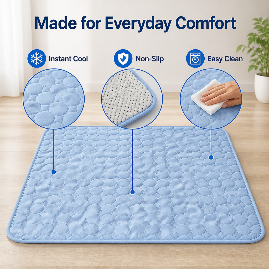 ChillPaw™ — Instant Cool Comfort That Keeps Your Pet Happy, Cool, and Refreshed Anywhere