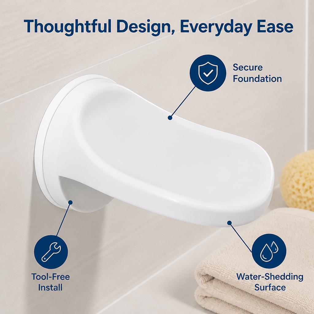 StepEase™ — Experience Steady Comfort That Makes Every Shower Feel Effortless
