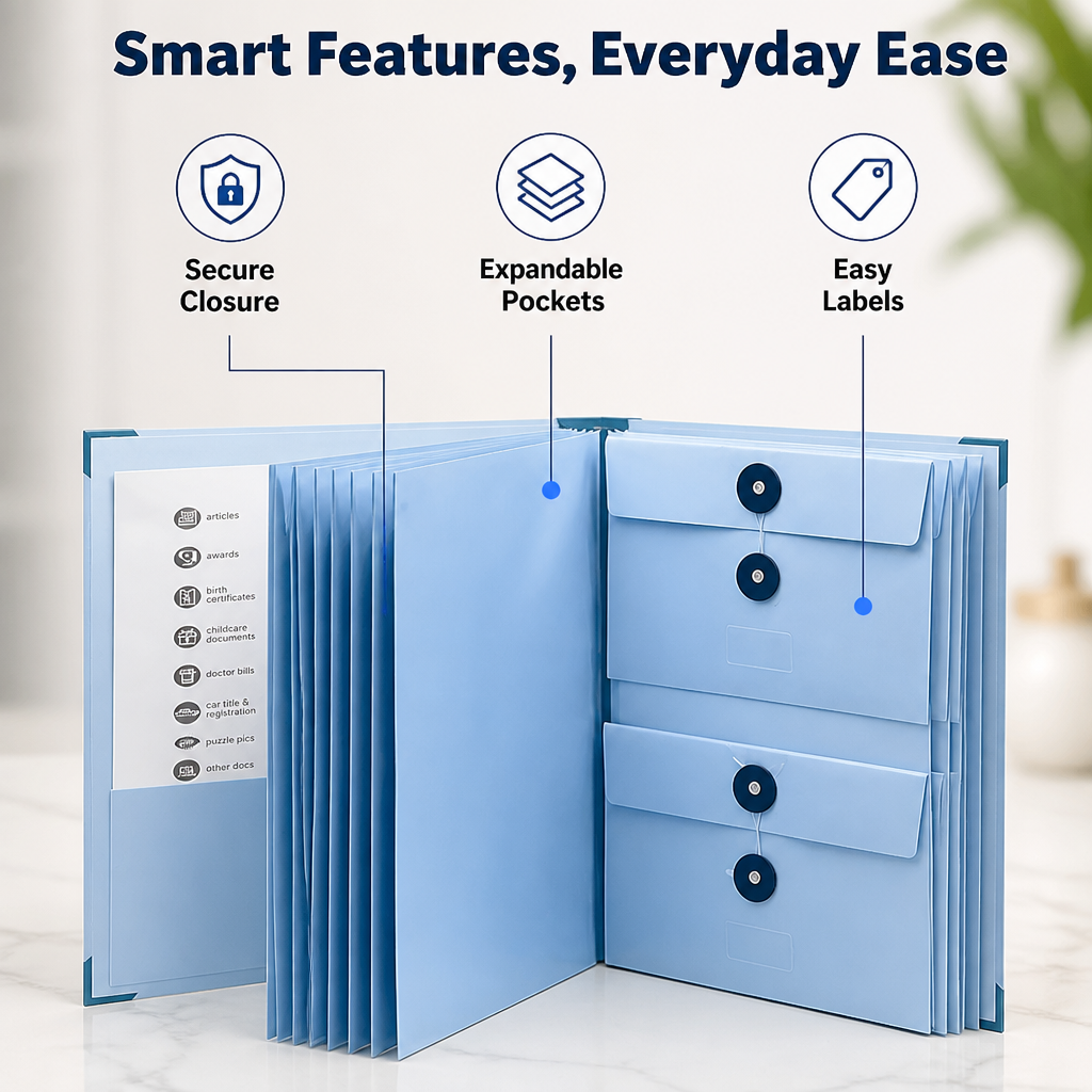 ClariTote™ — Conquer Clutter and Enjoy the Calm of Perfectly Organized Papers