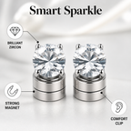 LumiCharm™ Magnetic Zircon Earrings — Dazzle Effortlessly with Pain-Free, Piercing-Free Glamour