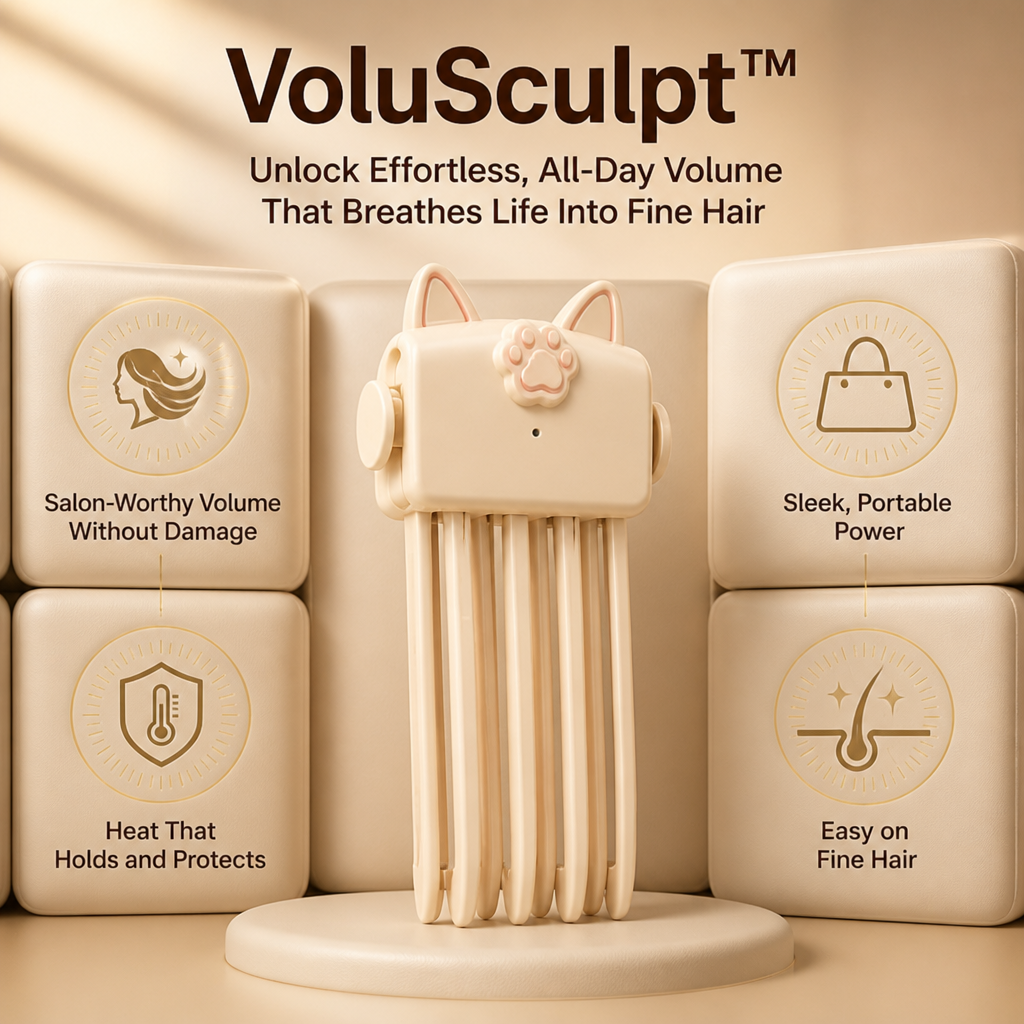VoluSculpt™ — Unlock Effortless, All-Day Volume That Breathes Life Into Fine Hair